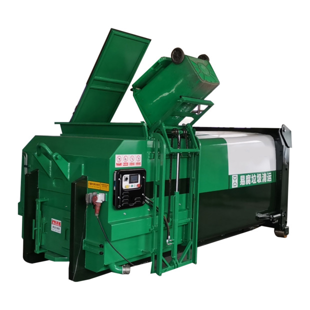 挂桶式垃圾压缩箱 8方餐厨垃圾压缩箱 环卫垃圾清运车用压缩机