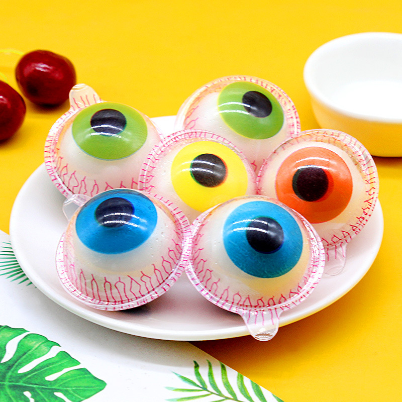 甜芯小铺23g罐装眼球糖网红创意零食恶搞趣味眼珠子糖果混合口味