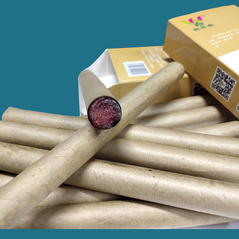 批发臻品艾条手搓艾灸条现货艾灸条一件代发长艾条十只一盒