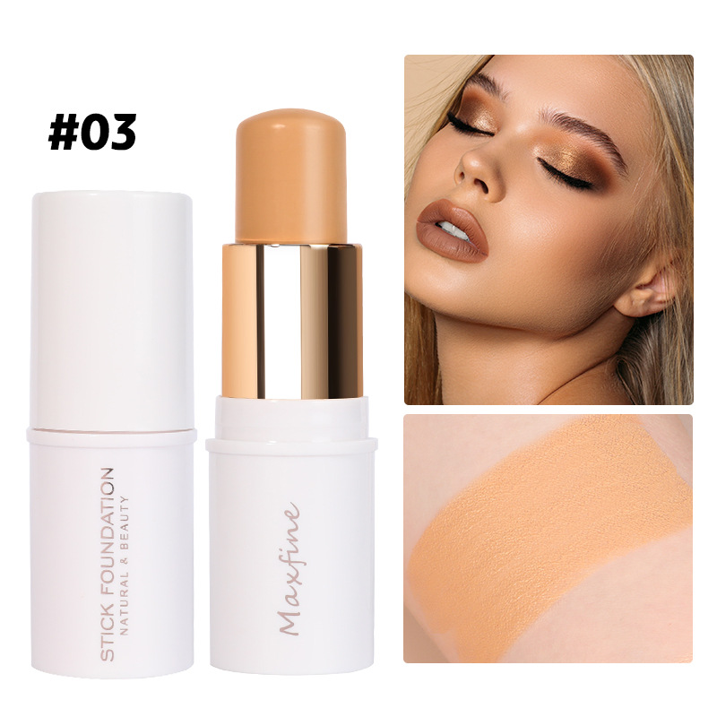 Cross-Border Makeup Maxfine Contour Stick Set Wholesale Highlight Brightening Shadow Matting Agent Logo-Free Lasting