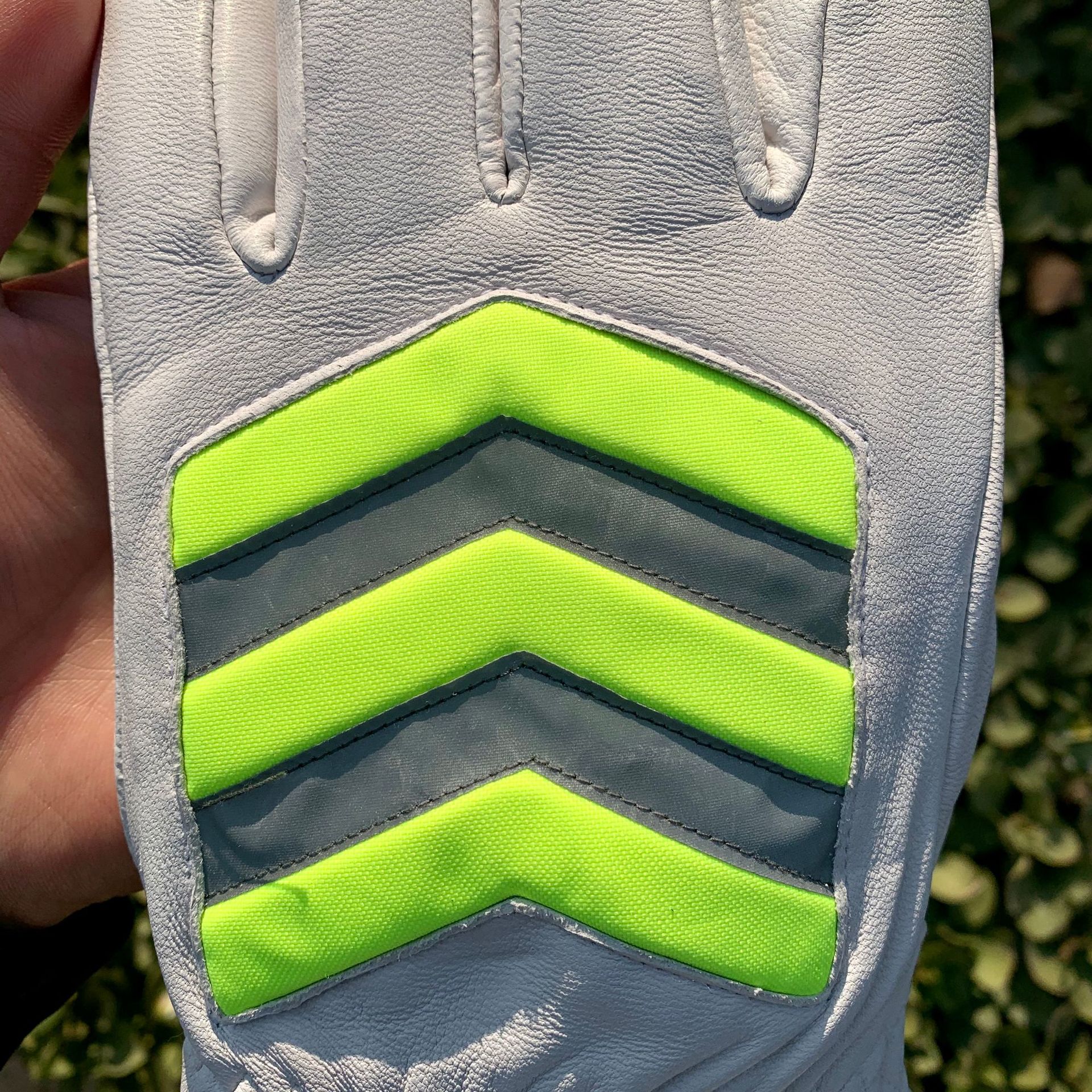 安保安防执勤皮手套男交通指挥荧光绿反光加绒棉手套秋冬铁骑手套