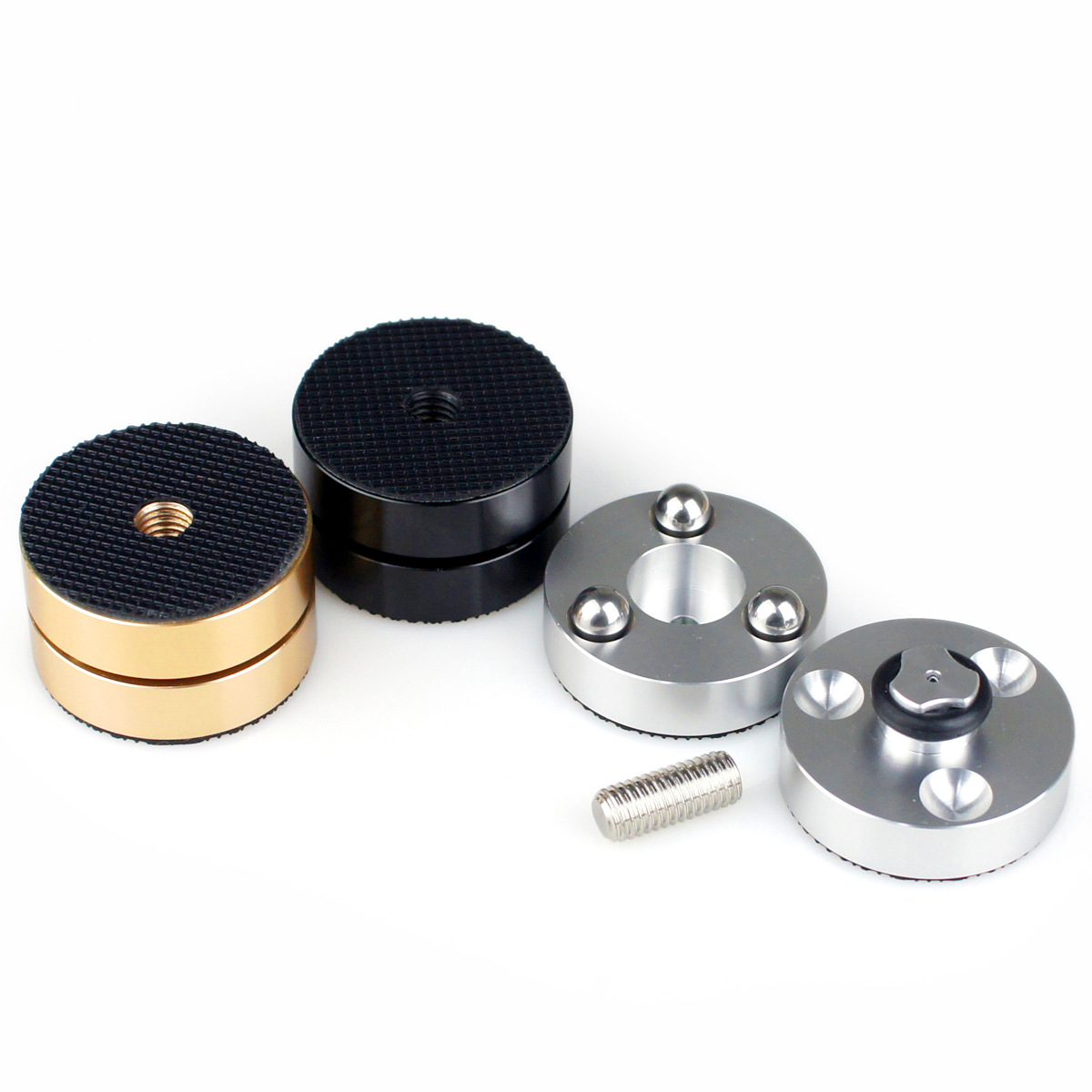 mvs发烧级hifi音箱功放cd机防滑脚钉垫 铝合金弹簧减震器避震脚垫