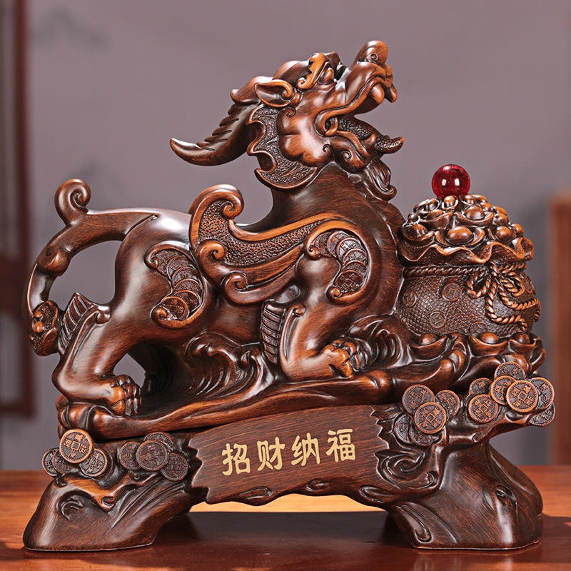 招财貔貅风水摆件聚财吸财镇宅辟邪家居办公装饰摆件店铺开业送礼