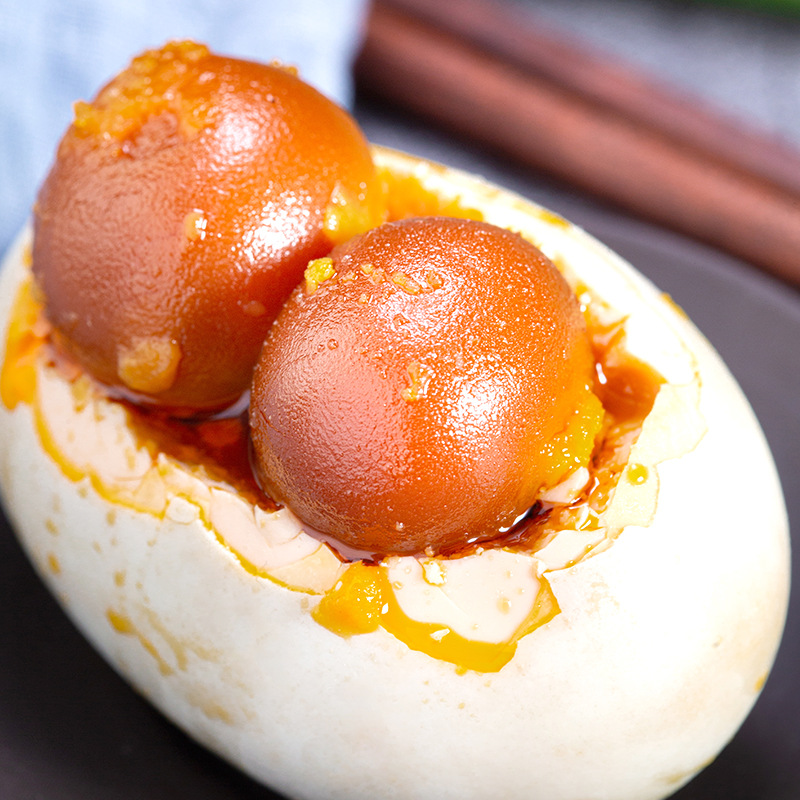 双黄烤海鸭蛋20枚咸鸭蛋流油非广西北海北部湾红树林特产开袋即食