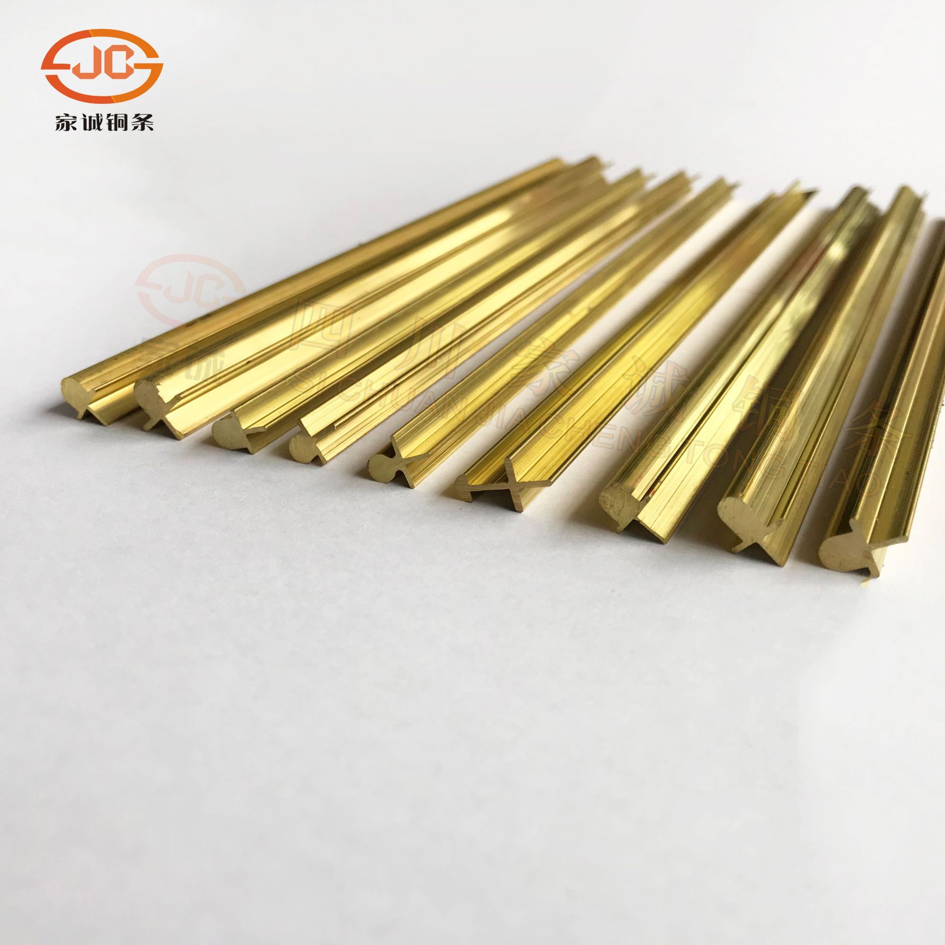 厂家直销 t型移动推拉门窗铜滑轨 99%纯黄铜条轨道招地区代理商