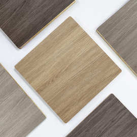 厂家直营9mm多层实木板 胡桃色免漆木饰面板材全屋定制背景墙墙板