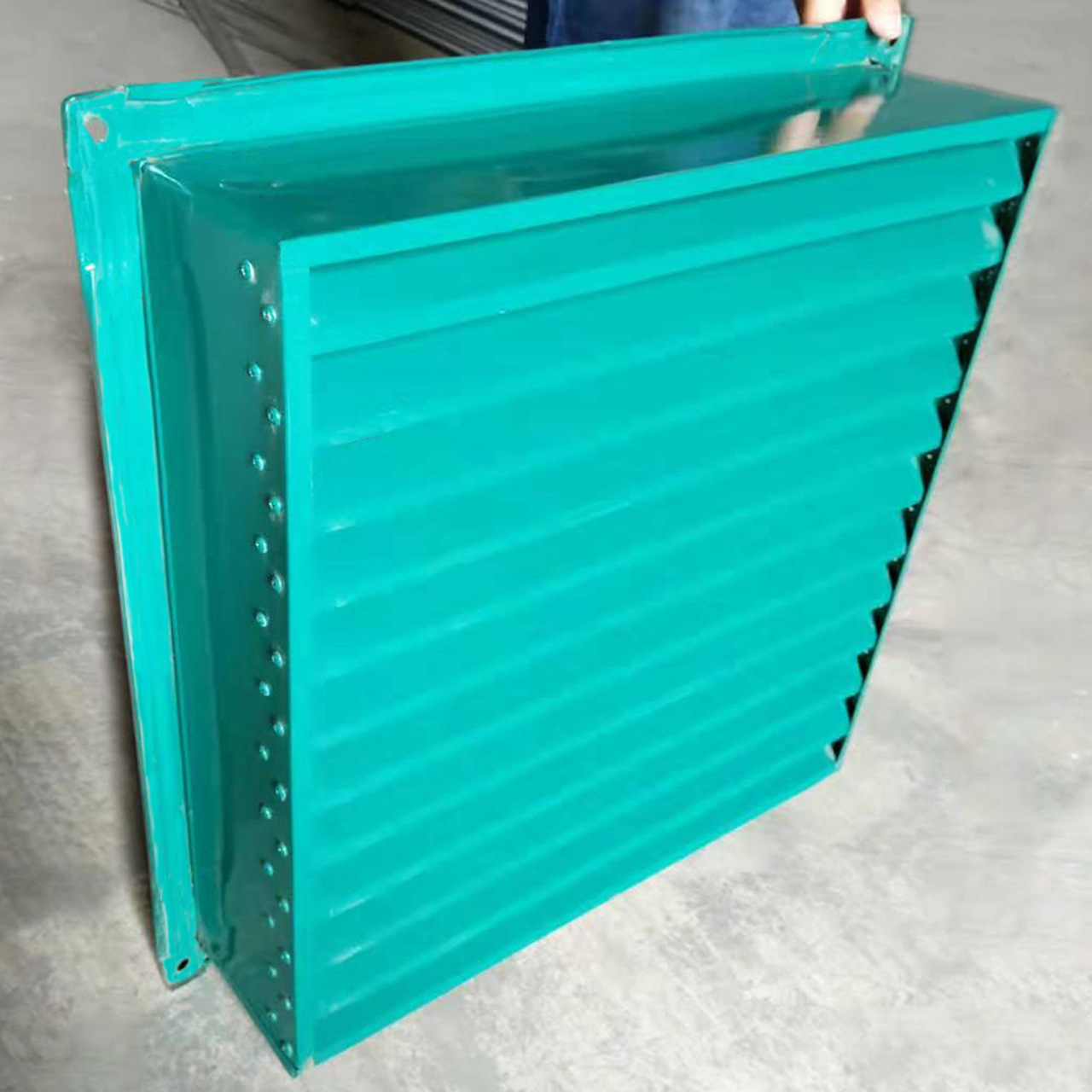 定制 钢制防雨窗 共板法兰风管防雨窗 钢制防雨罩 排风管道防雨罩