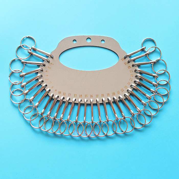 大号钥匙环圈80位不锈钢钥匙盘圆盘易拆卸狗扣朱胆扣可写字标签牌