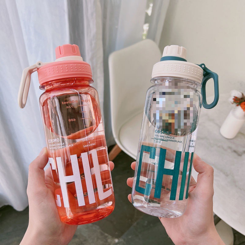Outdoor Water Cup Sports Large Capacity Plastic Drop-Resistant Male and Female Students Trendy Korean Portable Cup Manufacturers Aliexpress