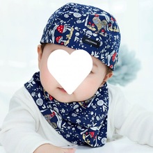 帽子小童海盗帽3-6-12个月婴儿男女宝宝儿童女童潮0春秋冬天韩版