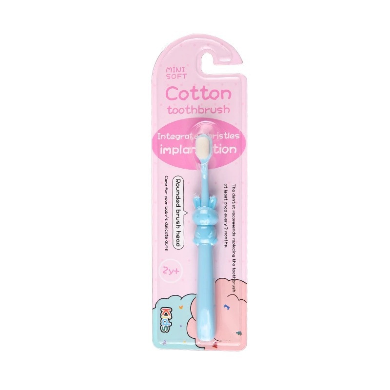 Children's Soft-Bristle Toothbrush Single Cartoon Elephant Fine Toothbrush Teeth Care Gum Care Baby Toothbrush Kids Special
