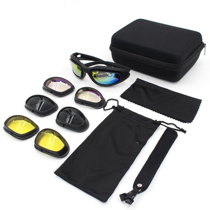 daisy c5 射击护目镜骑行眼镜夜视防风沙军迷战术护目镜越野风镜