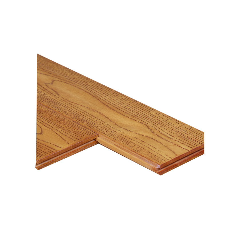 厂家供应臣煌番龙眼实木地板 手波纹仿古橡木纹卧室家用批发地板