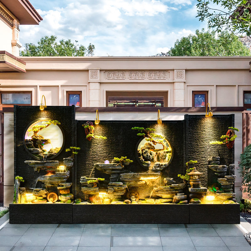 0成交0件相似大象流水喷泉摆件招财水景生财造景客厅餐厅玄关办公饰品
