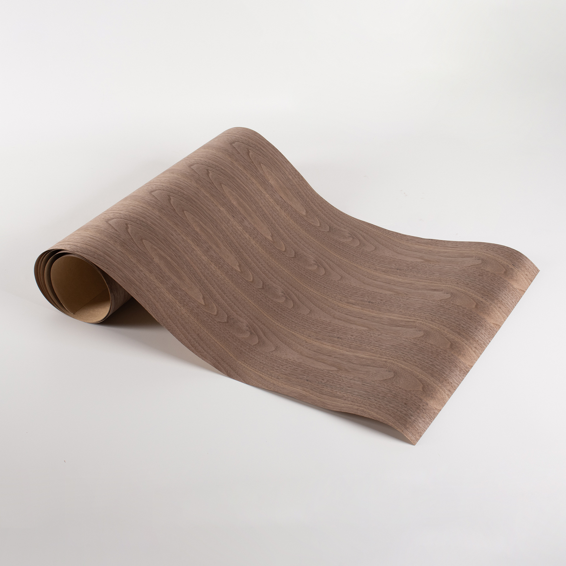 天然黑胡桃白橡水曲柳木皮宽幅免拼接装修翻新家具衣柜桌板贴皮