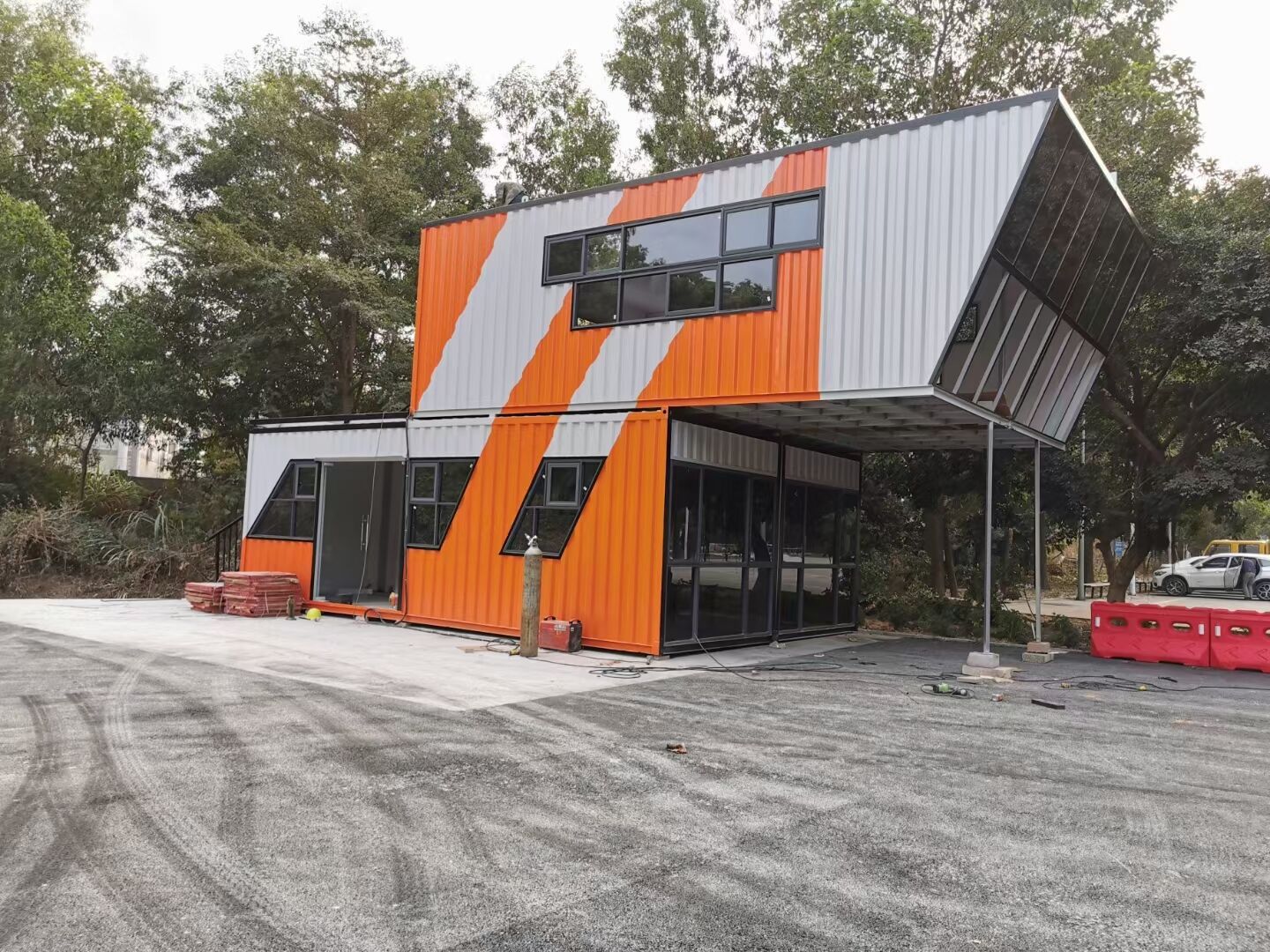 大额支付加工定制是类型散货集装箱材质钢集装箱结构板架集装箱载重2