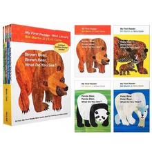 Brown Bear 棕熊4册 英文儿童启蒙绘本 幼儿早教科普认知图画书