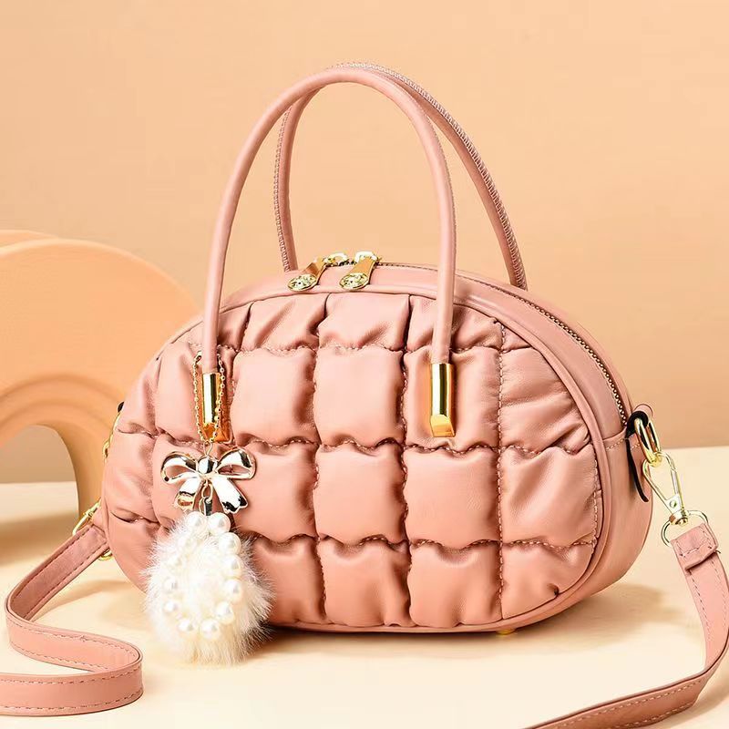 Feel Fashion Crossbody Small round Bag for Women Spring 2023 New This Year Popular Sweet Style Handbag Shoulder Bag