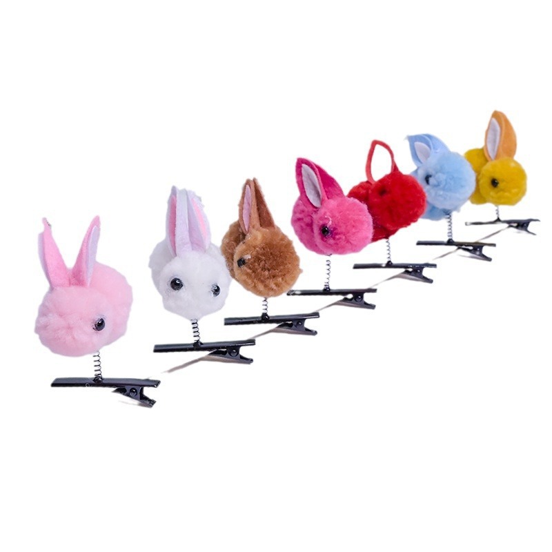 Cross-Border Amazon New Cute Gadget Small Yellow Duck Hair Clip Hairpin Rich Duck Spring Three-Dimensional Duck Headdress Batch