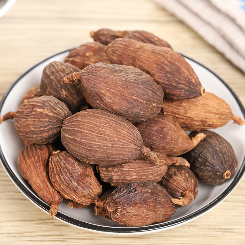 诚信经营草果调味料火锅底料鸡煲家庭调味 粒大饱满草果500g