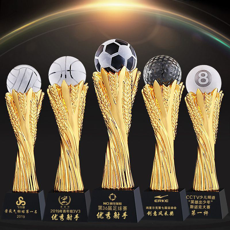 水晶运动金属奖杯nba篮球赛足球高尔夫排球台球网球运动会mvp比赛
