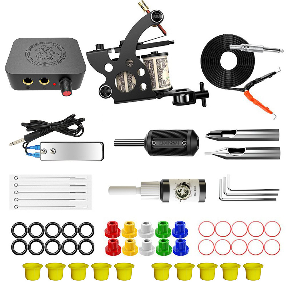 wormhole tattoo纹身工具包全套器材单机纹身套装跨境亚马逊ebay