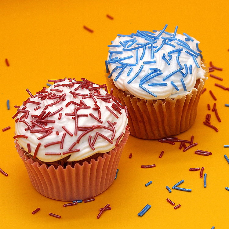 qsprinkles彩针蛋糕装饰糖 蛋糕饼干曲奇彩虹色糖针烘焙装饰摆件