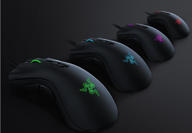 雷蛇炼狱蝰蛇v2游戏鼠标v2迷你版机械式竞技鼠标跨境外贸批发