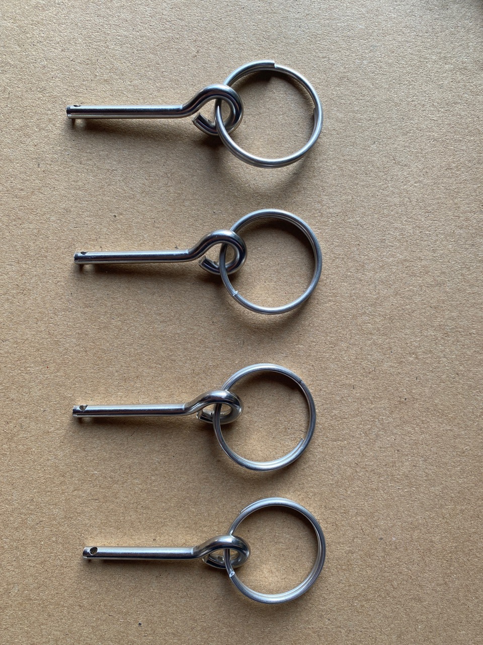 消防灭火器干粉阀门配件钥匙圈保险销安全销不锈钢圆环销子插销