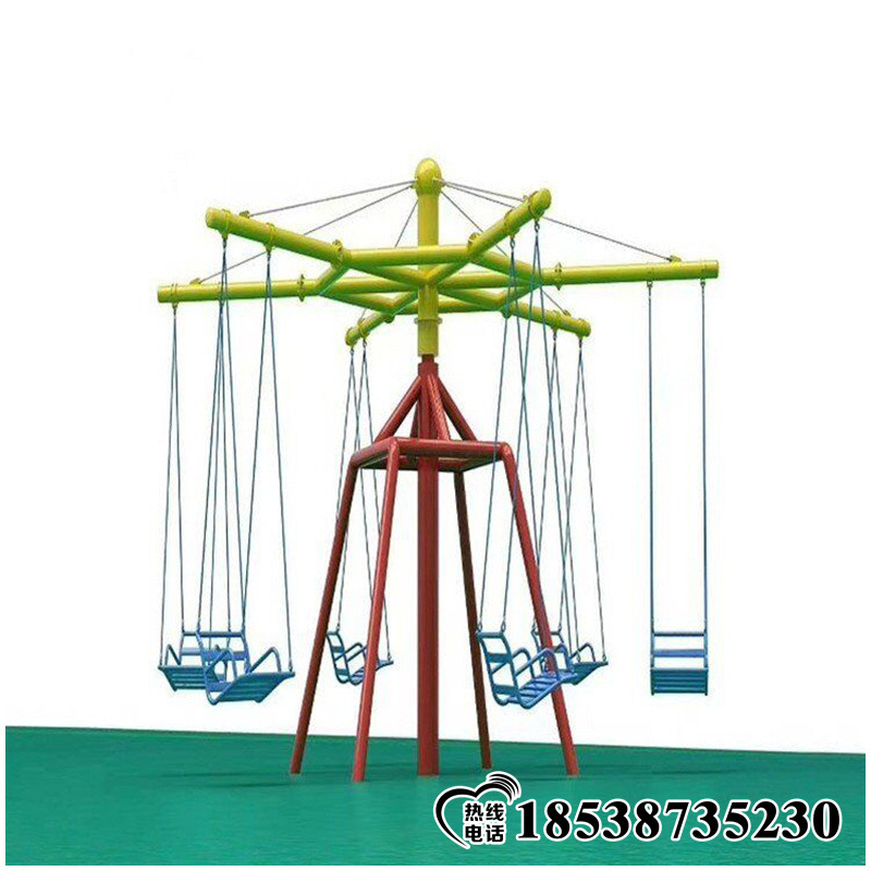 农庄户外摇摆秋千无动力游乐设备景区网红旋转飞椅儿童游乐设备厂