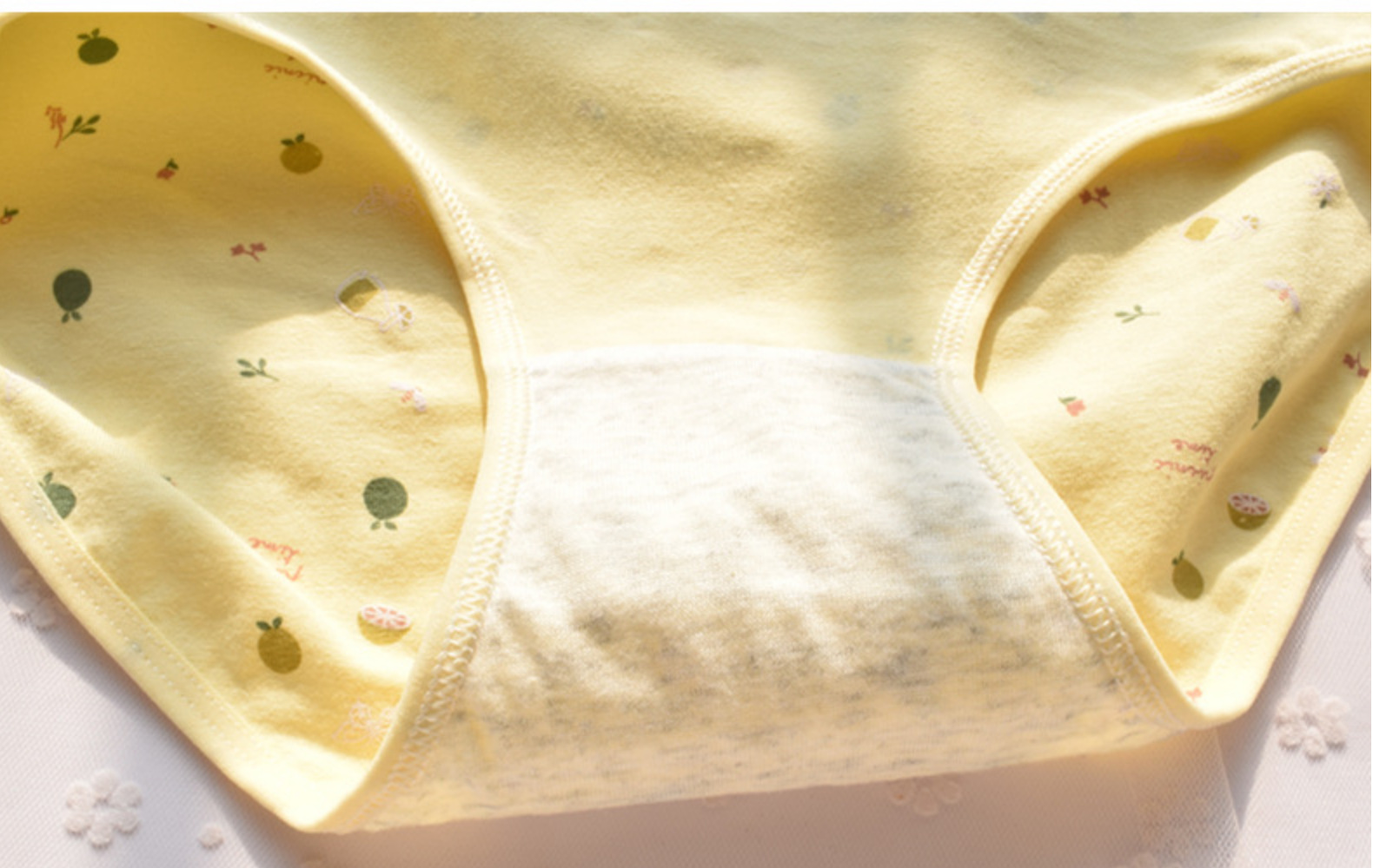 5件装10-12-13岁小女孩发育期纯棉内裤女童女大童三角裤印花短裤