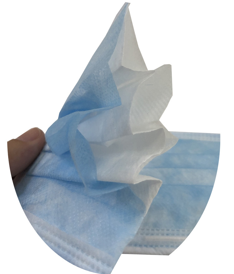 广州洛华厚款医用外科口罩无纺布一次性独立包装三层灭菌口罩包邮