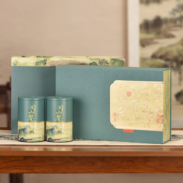 2024新款日照绿茶包装盒半斤一斤装龙井碧螺春茶叶礼盒装空盒批发