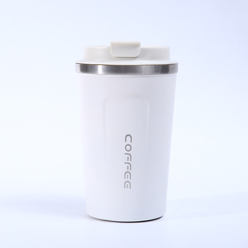 New 304 Stainless Steel Second Generation Coffee Cup Men and Women Fashion Portable Business for Office and Car Vacuum Cup Customization