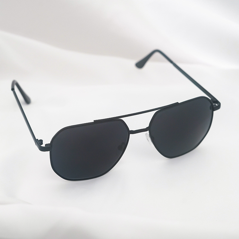 2023 Trendy Men's Sunglasses Metal Sun Glasses Polygon Sunshade Sunglasses Factory Direct Sales Wholesale