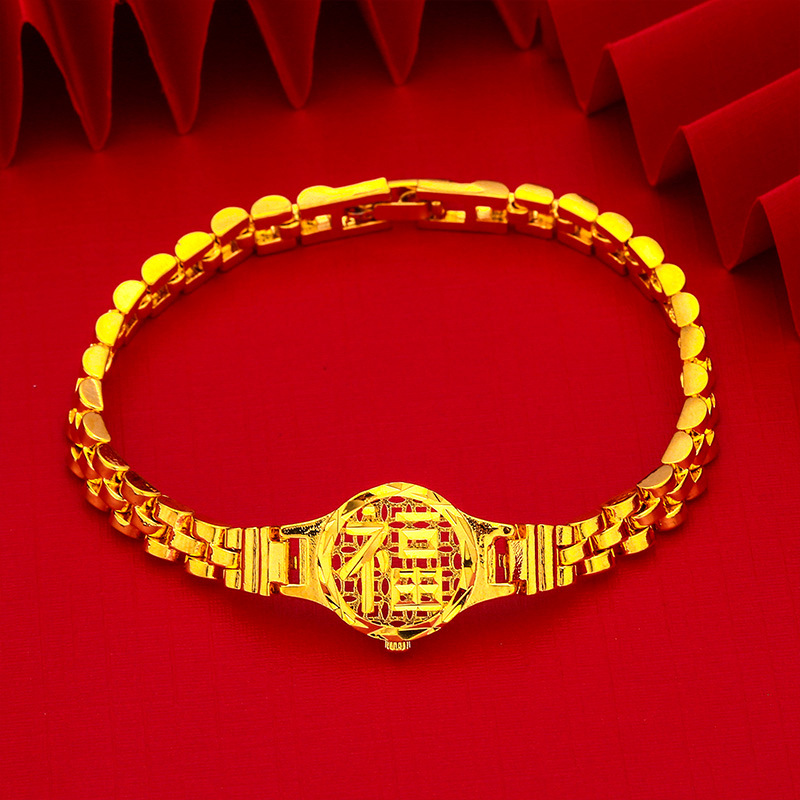 越南沙金福手链女款时尚沙金手链批发手表手链-阿里巴巴