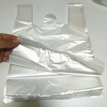 熟料带商用透明口袋白色食品袋打包所料带手提袋子塑料袋商用批跨