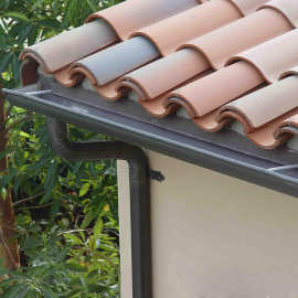 源头工厂铝合金落水系统 水槽 铝合金天沟雨水管别墅屋檐成品天沟