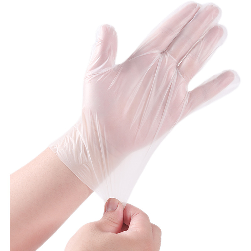 现货tpe一次性手套厂家批发pvc餐饮食品级防油加厚微弹手套