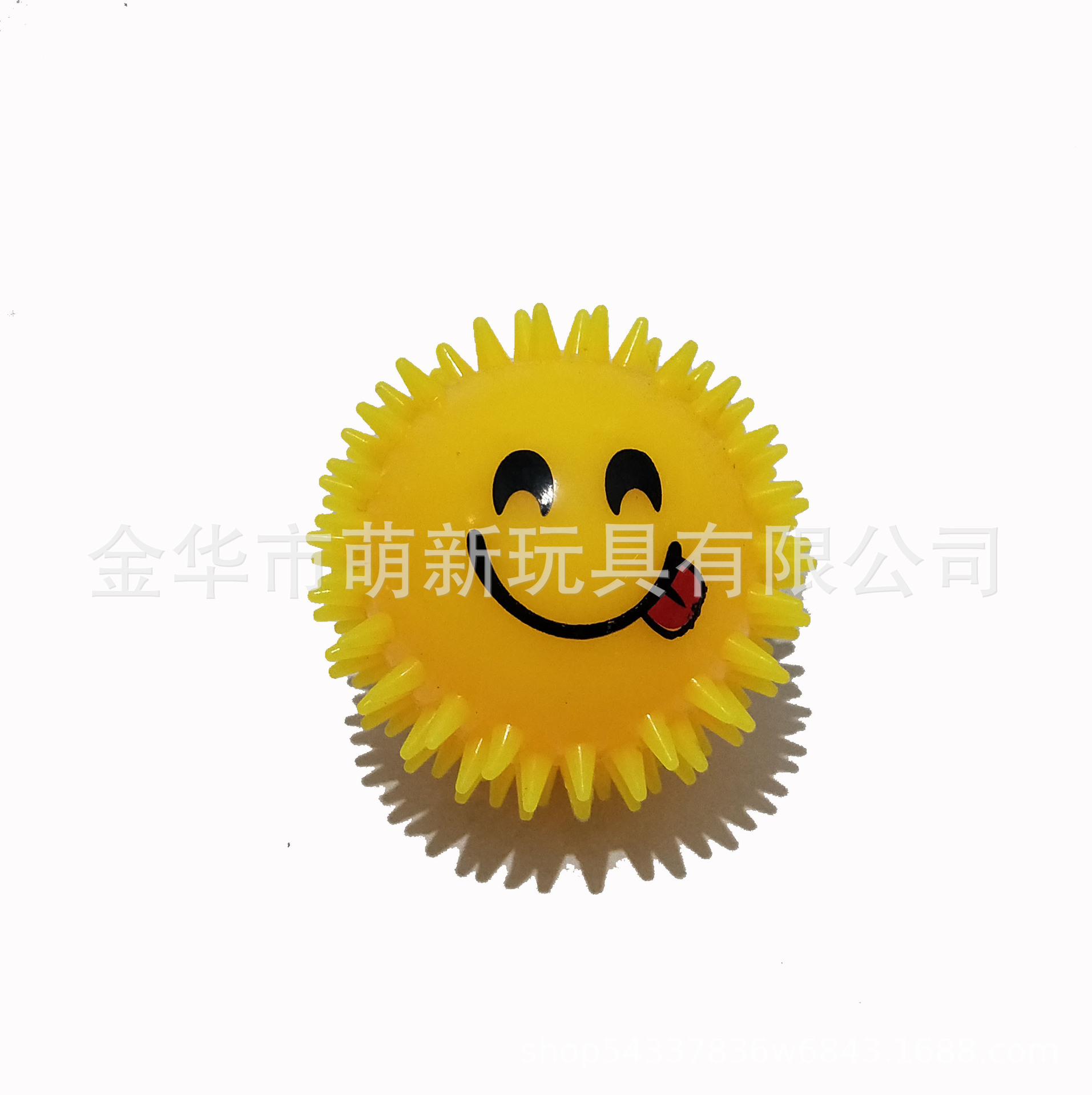 印花按摩球浮水闪光刺球tpr发光弹力球解压按摩厂家批发儿童玩具