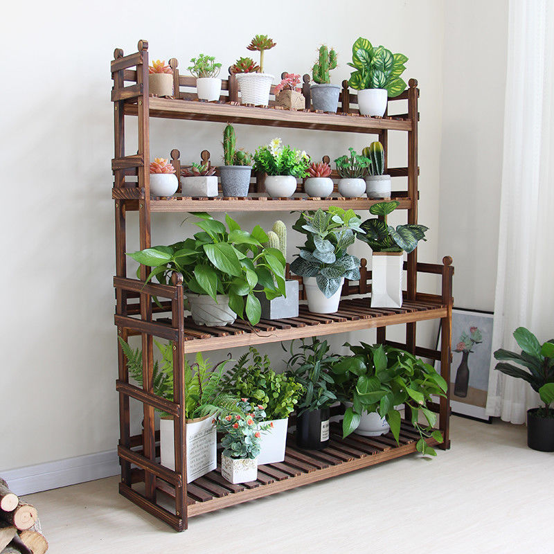 放花盆的花架子家用花架子多层室内阶梯式落地色室外阳台多肉花架
