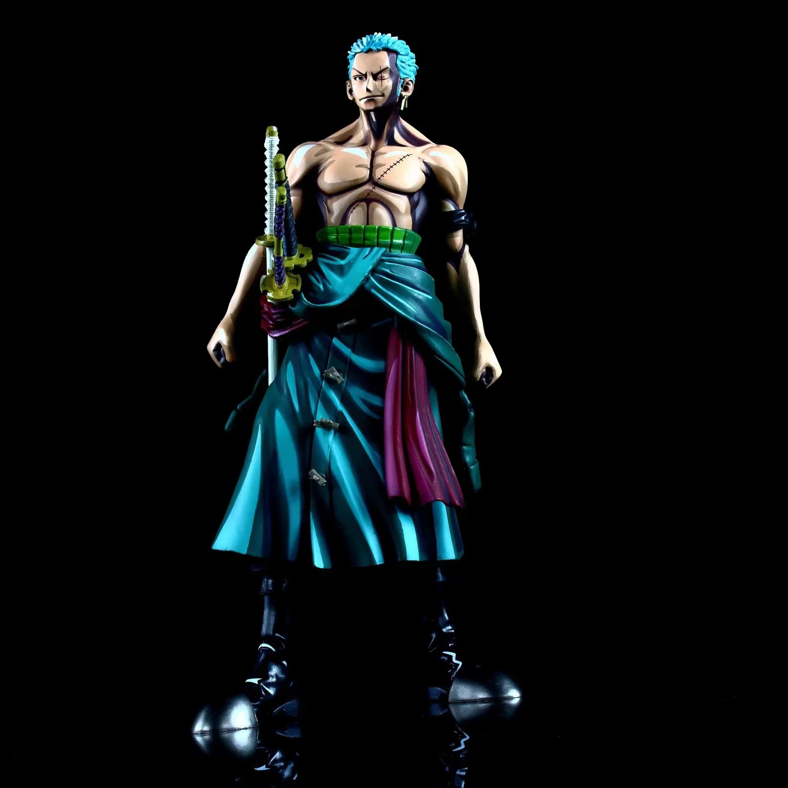 海贼王 漫画色 索隆 msp 三刀流剑士 手办动漫模型