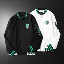 国内现货38码gucci古驰女士重工猫头刺绣珍珠logo棒球服拼色外套