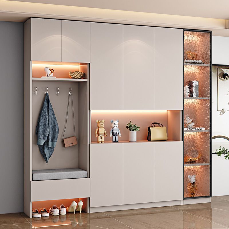 鞋柜玄关柜一体轻奢风客厅置物柜入户隔断柜简约现代门厅柜屏风柜