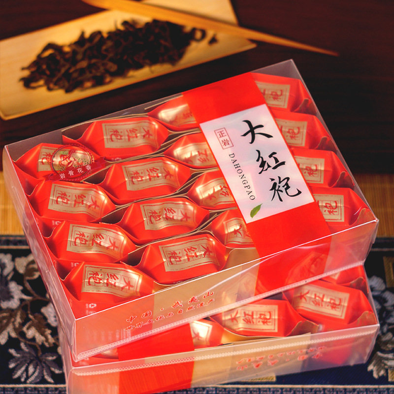 源头工厂批发岩茶大红袍pc盒装岩骨花香浓香回甘耐泡茶叶-阿里巴巴