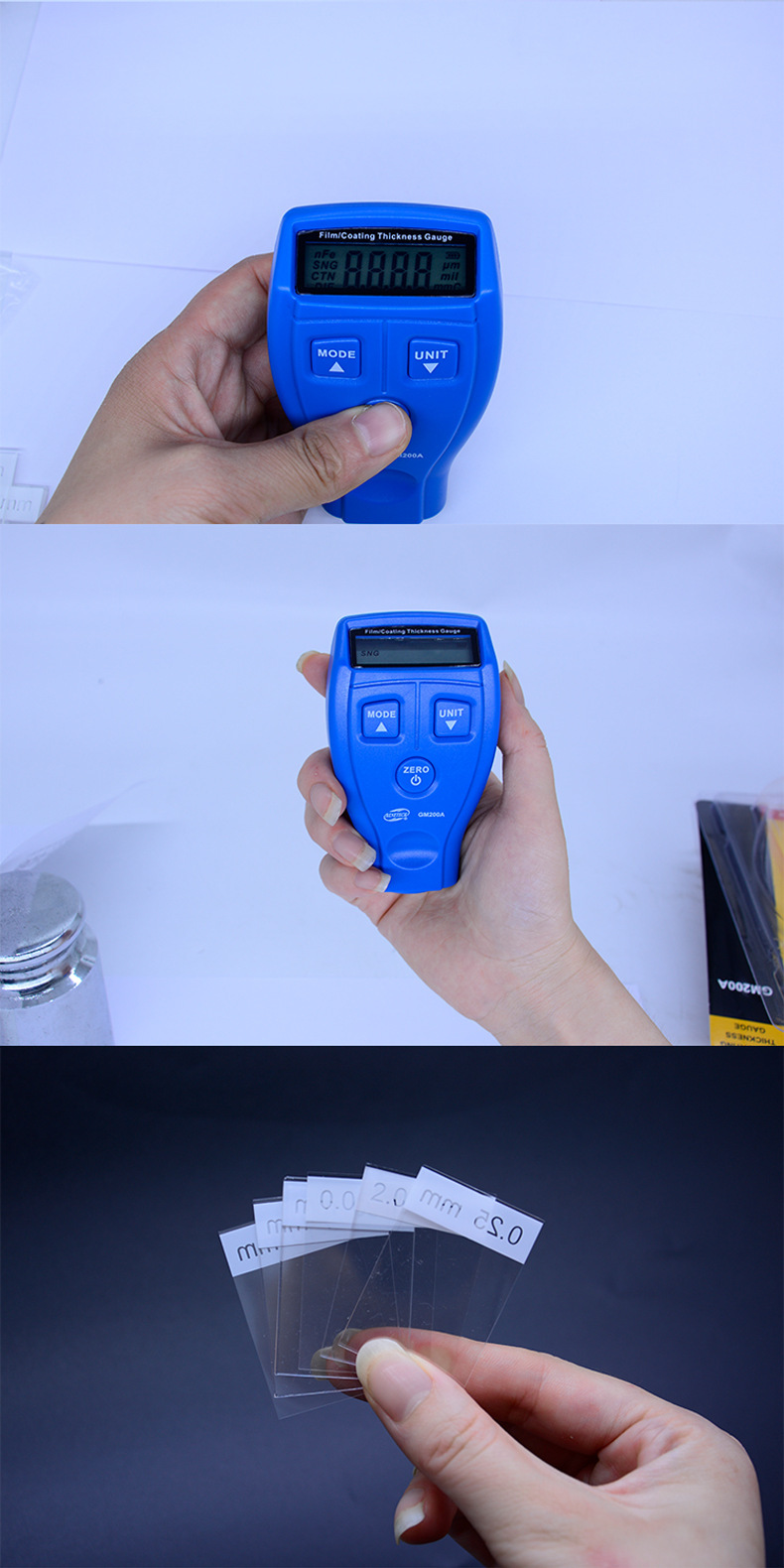 benetech标智gm200a汽车漆膜仪磁性/非磁性金属数字涂层测厚仪