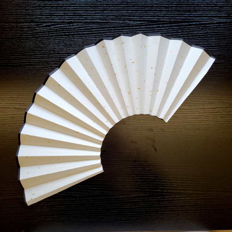 批发宣纸扇面空白晒金熟宣扇面定制折扇扇面老矾扇面书画扇面书法