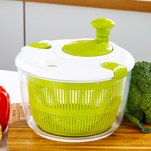 沙拉蔬菜脱水器甩干机厨房水果果蔬洗菜甩干器去水甩水神器沥水篮