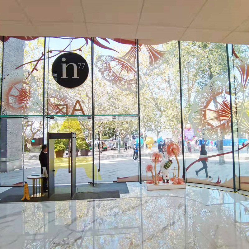 厂家批发uv超透玻璃贴橱窗贴 耐撕裂 办公室商场浴室 隔断窗贴