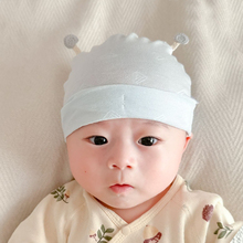 婴儿帽子夏季无骨婴幼儿纯棉薄款宝宝新生儿0-3月单层可爱胎帽1岁